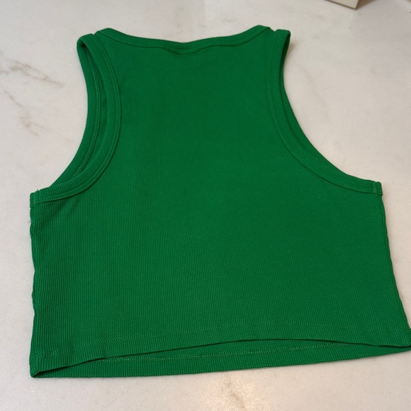 H&M Emerald Ribbed Top - Picture 3 of 3